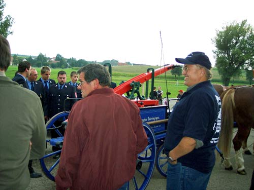 Historische Feuerwehrspritze Unterringingen 1869