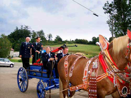 Historische Feuerwehrspritze Unterringingen 1869